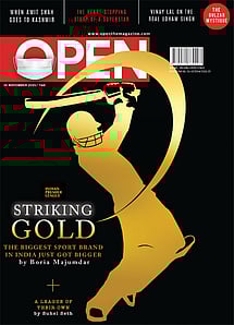 open magazine cover