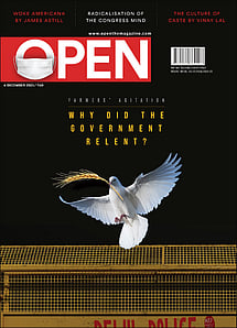 open magazine cover