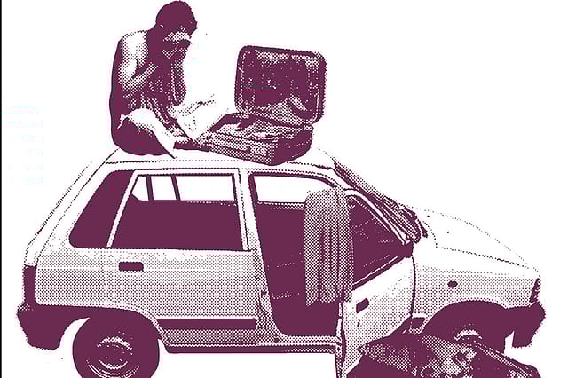 ‘This white metal box is my home. And it will be my coffin, too’