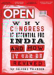 open magazine cover