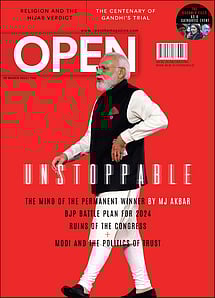 open magazine cover