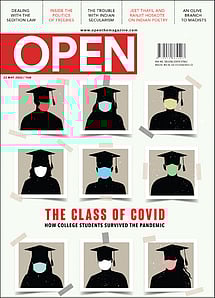 open magazine cover