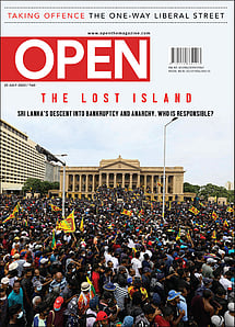 open magazine cover