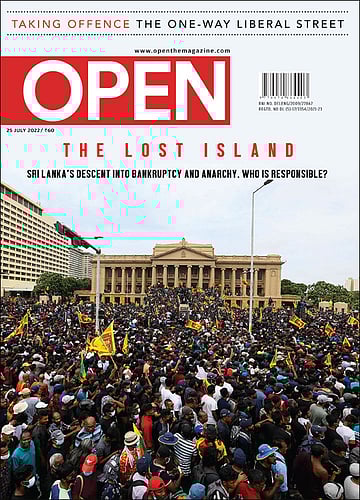 open magazine cover