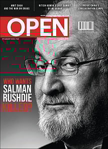 open magazine cover