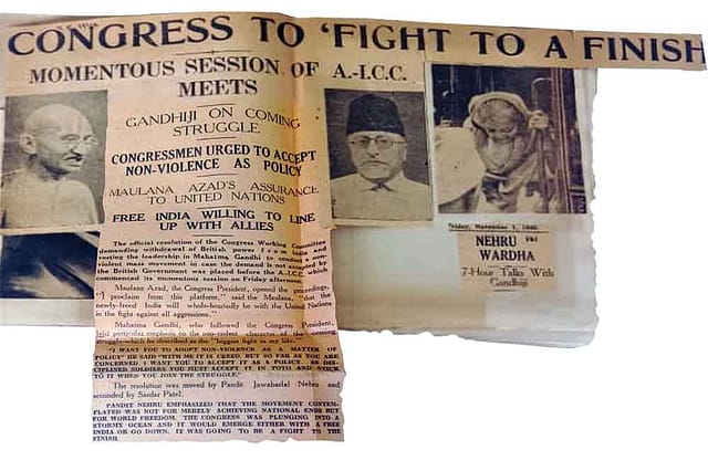 Missing Gandhi at Bharatpur House