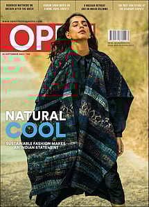 open magazine cover