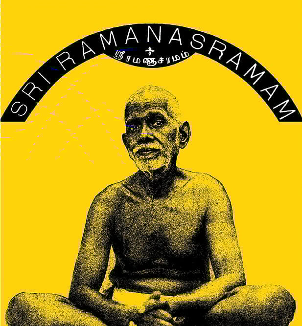 In the House of Ramana Maharshi