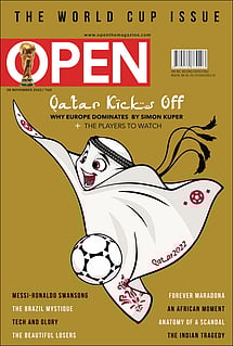 open magazine cover