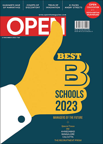 open magazine cover