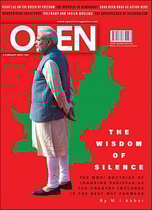 open magazine cover