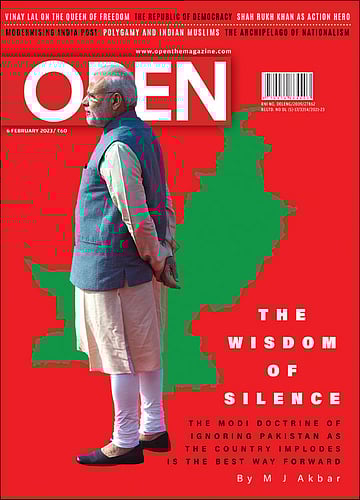 open magazine cover