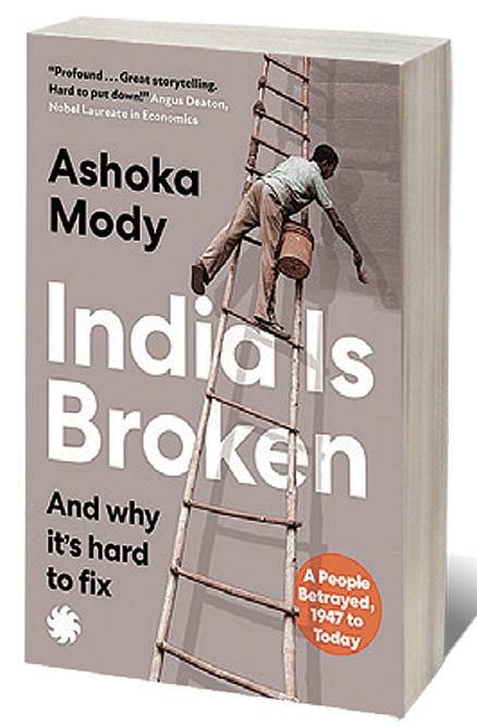 Cover of India Is Broken: A People Betrayed, 1947 to Today 