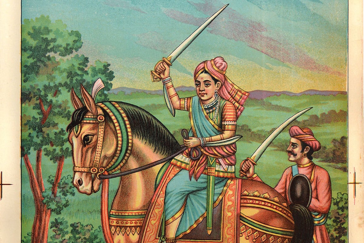 Ancient Raja Rani The Rani of Jhansi’s Journey to Eternity through Art