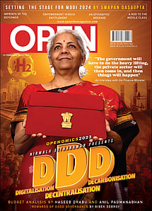 open magazine cover