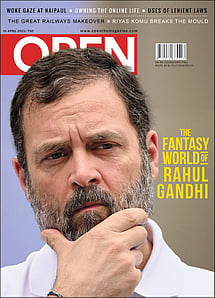 open magazine cover