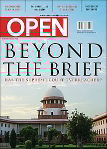 open magazine cover