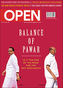 open magazine cover