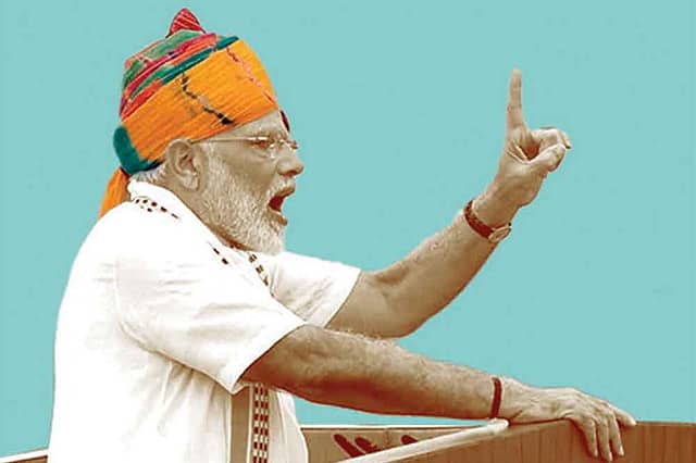Modi at Red Fort