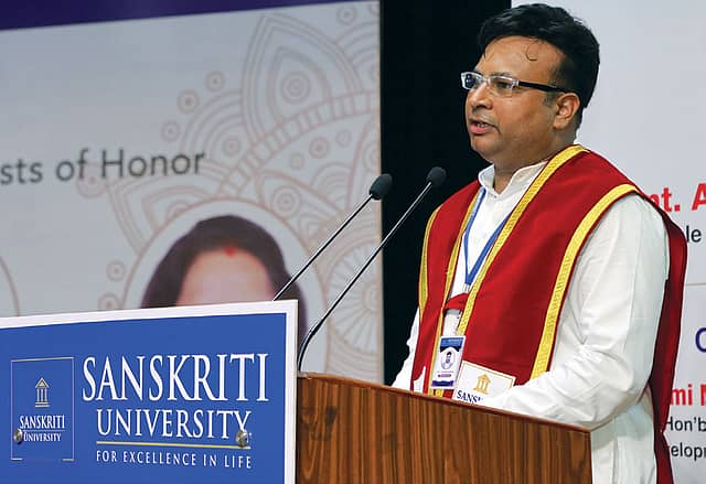 Dr Sachin Gupta, Chancellor, Sanskriti University