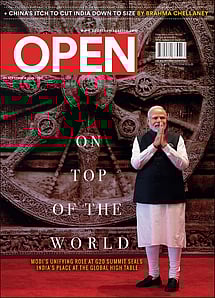 open magazine cover