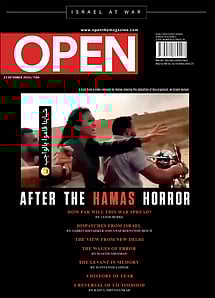 open magazine cover