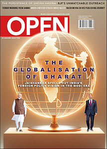open magazine cover
