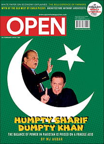 open magazine cover