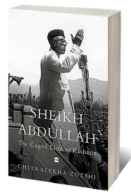 Cover of Sheikh Abdullah: The Caged Lion of Kashmir