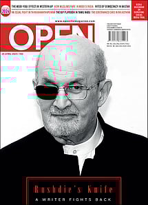 open magazine cover