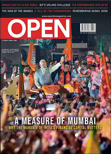 open magazine cover