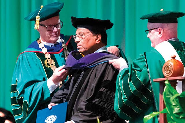 VIT Founder & Chancellor Dr. G. Viswanathan received the State University of New York honorary doctorate