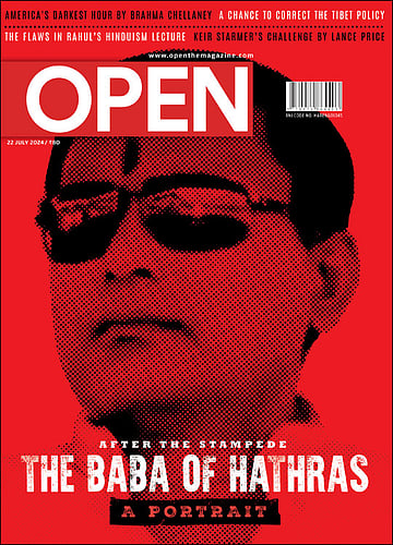open magazine cover