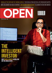 open magazine cover