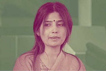 Dimple Yadav Makes A Point