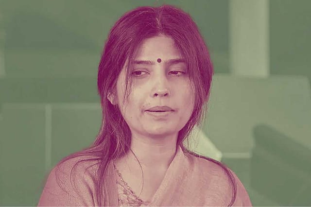 Dimple Yadav Makes A Point