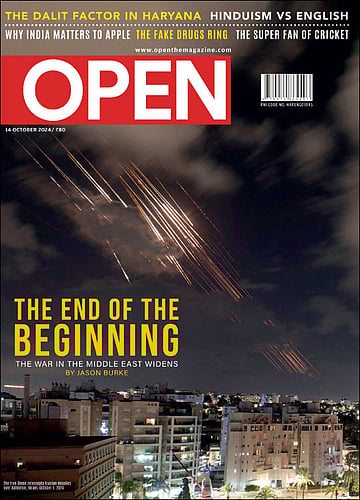 open magazine cover
