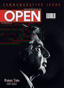 open magazine cover