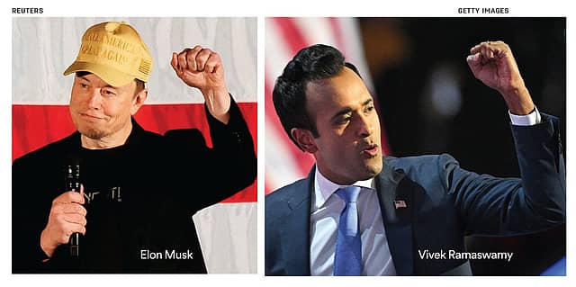 Elon Musk and Vivek Ramaswamy: The Efficiency Czars