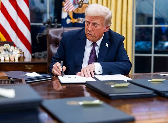 Trump’s First Day at Work