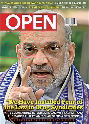 open magazine cover