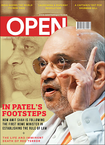 open magazine cover