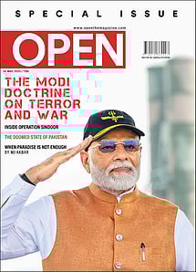 open magazine cover