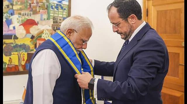 Modi Bestowed With Cyprus’ Highest Civilian Honour